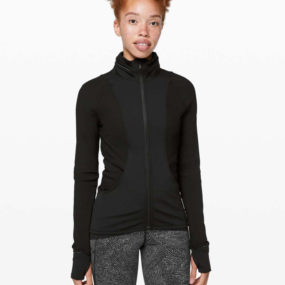 NWT Lululemon Far and Free Jacket Black Size 10